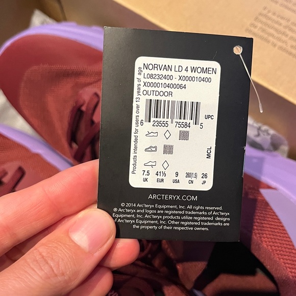 Arcteryx Norvan LD 4 Women’s Running Shoe, size 9 - Picture 6 of 6